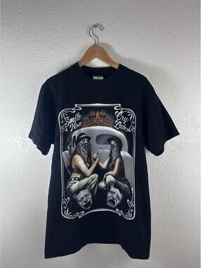 Smile Now Cry Later Graphic T Shirt Men Medium Black Streetwear